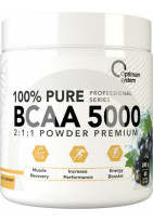 Optimum System 100% Pure BCAA 5000 Powder 240 грамм